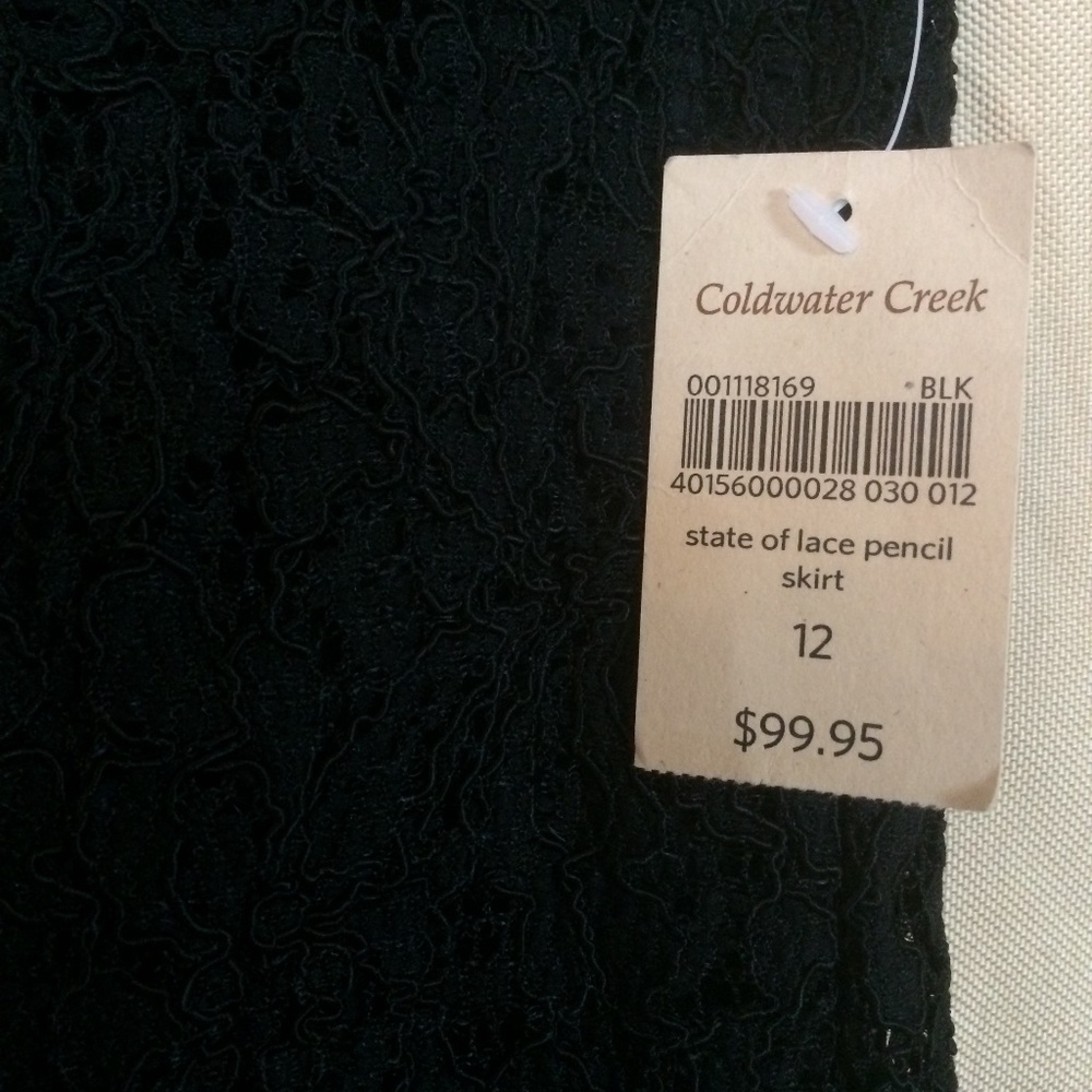 NWT lace pencil skirt